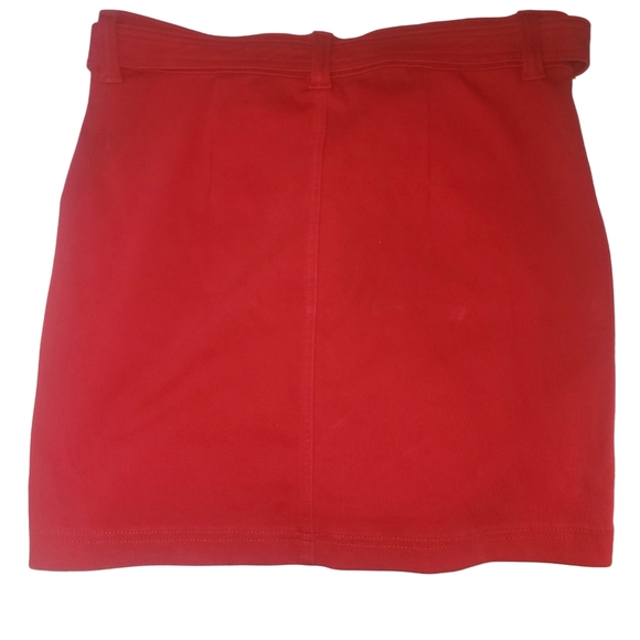 Tag Red Belted Skirt 29 - Picture 3 of 3